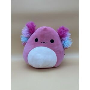 Squishmallows Florent The Pink Axolotl Rainbow Ears 10" Toy Plush